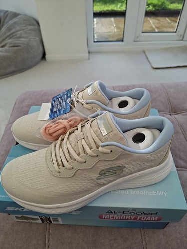 Skechers trainers womens beige - skechers,