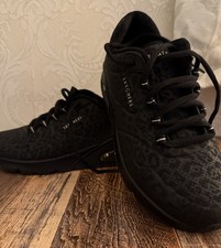 Skechers black Leopard Print
