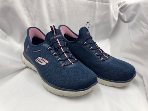 Skechers navy and coral - skechers,